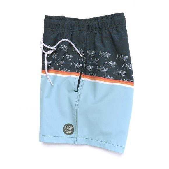 Psycho Tuna, Cape Blue Tint Mens Volley Shorts - Picture 4 of 4
